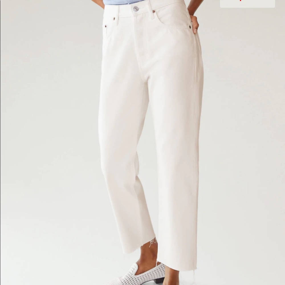 NWT Mango Straight fit cropped jeans - Picture 2 of 6
